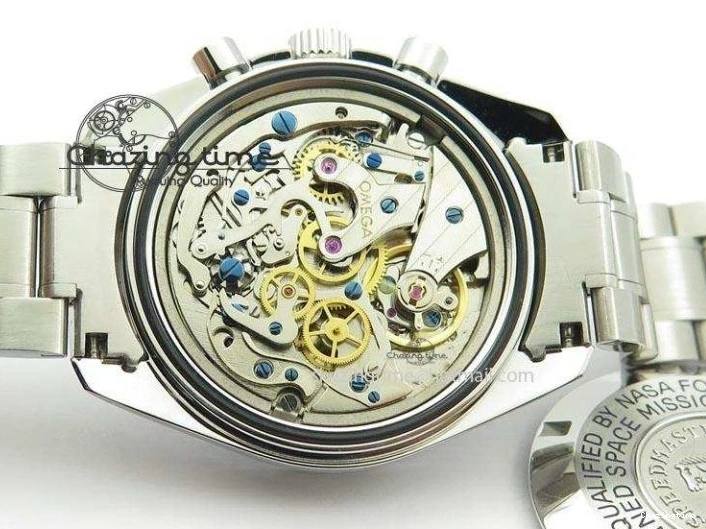 0516 Speedmaster SS 2013 Pro Racing On SS Bracelet Manual Winding Chrono Movement UrbanStyle 8230